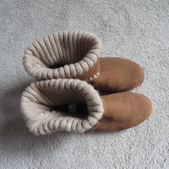 Skechers J'adore womens ankle booties size 6.5 brown suede buckle #48625 - Picture 5 of 9